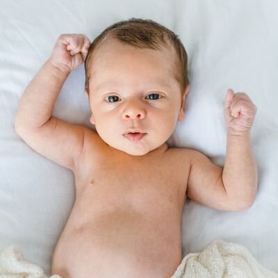 Child portrait photography of newborn