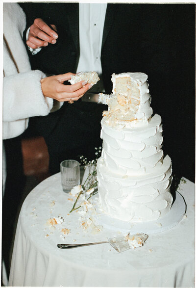 35mm Film Wedding Portrait