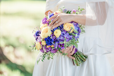 wedding details white chair and flowers