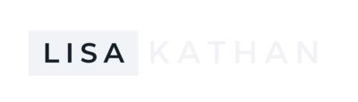 LIsa Kathan logo in block letters