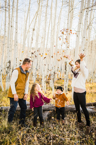 Julia Romano Photography fall autumn Flagstaff family portrait Northern Arizona