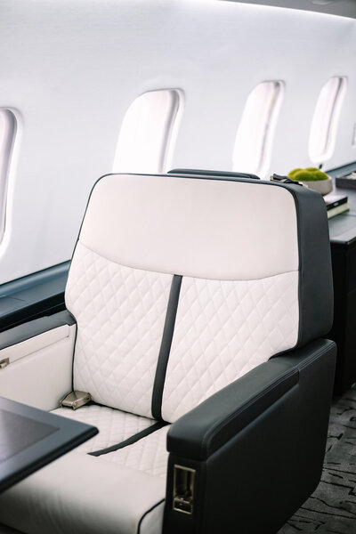 Sleek Chair Design Aviation Interior Designer