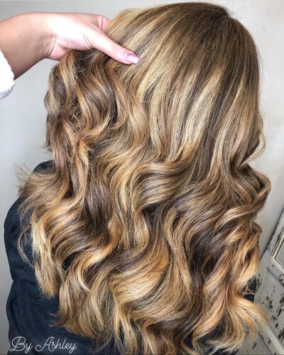 ombre hair and style by ashley