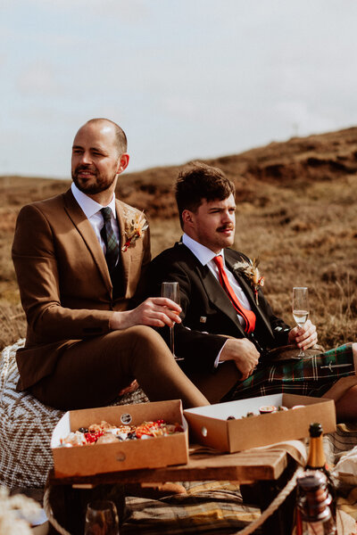 Wedding Couple Picnic