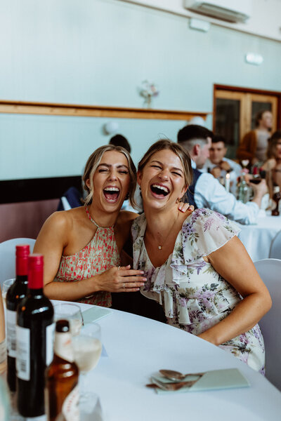 guests enjoying wedding
