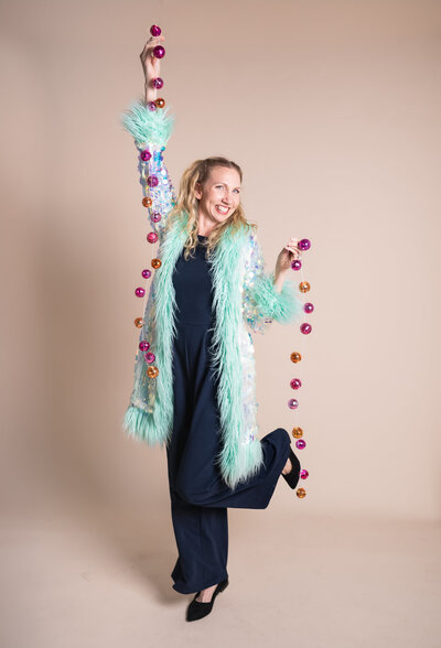 Ingrid Berrios from Ingrid Berrios Photography, poses during her personal branding photoshoot for her business .