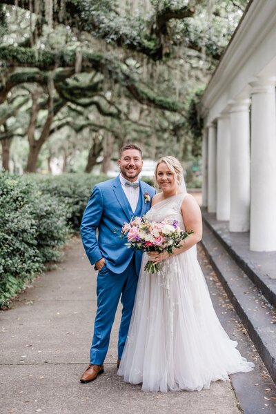 Ashley + Dustin's elopement in Savannah, GA