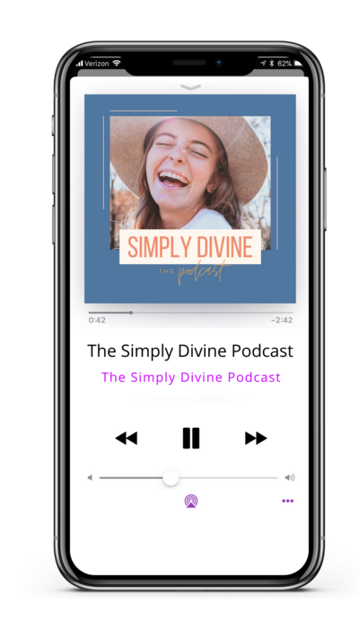 The Simply Divine Podcast - Podcast mockup
