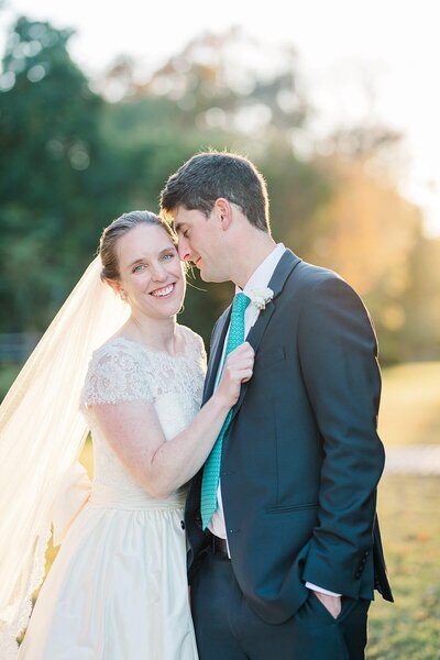 Bride and groom photos at summerfield farms in the tall grass