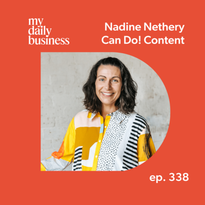 Nadine Nethery frequently appears on copywriting podcasts to talk about all things strategic copywriting