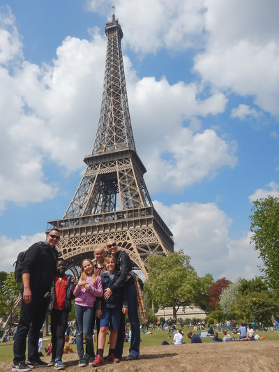 Traveling in Paris Family Photography