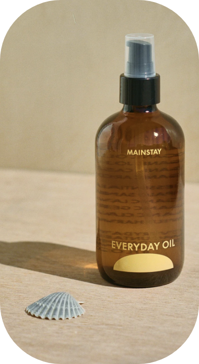 Experience Abhyanga Massage Oil from Everyday Oil Mainstay, recommended by Christel Hughes, for self-care and relaxation.