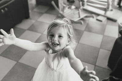 child at wedding