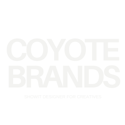 Coyote brands logo in white