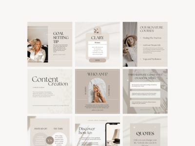 Templates with modern serif font