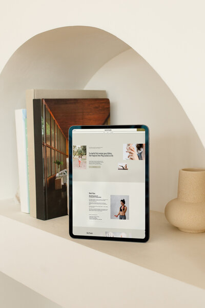 Mockup einer professionellen Webseite, fertiggestellt innerhalb von 7 Tagen