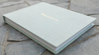 Asahi Book Cloth - Blue Gold3