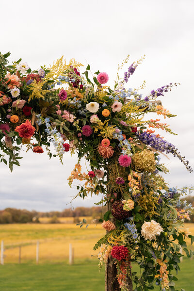 Leigh Florist Design Studio Audubon NJ Stunning Floral Arch for weddings