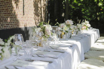 Luxury styling garden wedding
