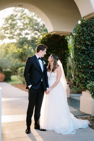 An elegant floral wedding at the Spanish Hills Country Club.
