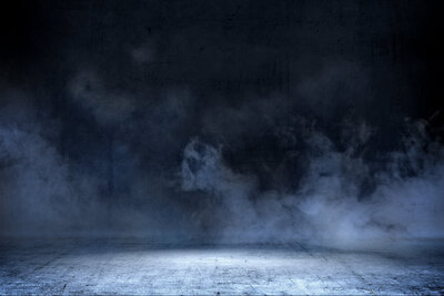 room-with-concrete-floor-smoke-background