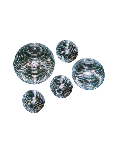 Film vibe disco balls