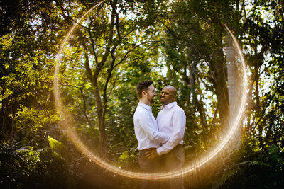 LGBTQ+ Couple Creative Portrait Engagement