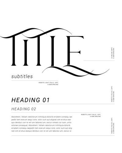 Typography - 1 © Studio True Stories 2023