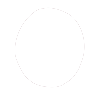 Circle Outline - Light Pink