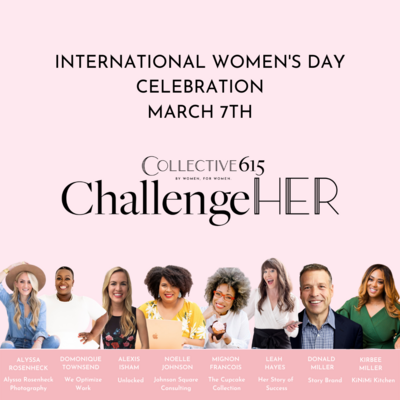 International Women's Day event graphic