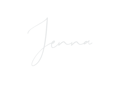 Jenna Fisher's signature, owner of Cocktails & Details