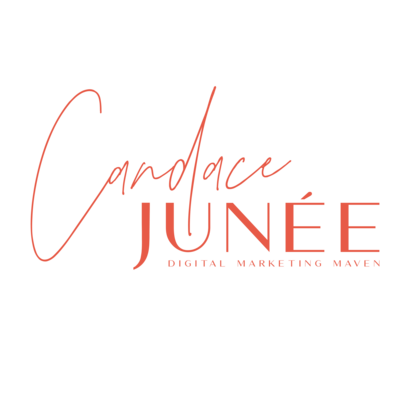 Candace Junee orange logo