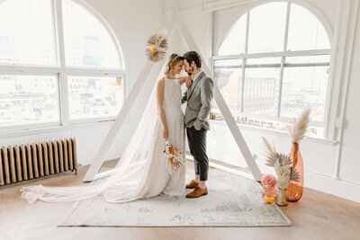 Minimalist Gastown elopement inspiration captured by Bronte Taylor Photography, intimate and genuine wedding photographer in Vancouver, BC. Featured on the Bronte Bride Blog.