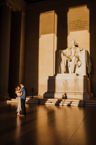 Engagement Photos at the DC Monuments