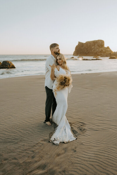 Joshua Tree engagement session at sunrise