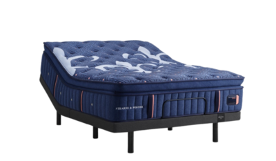 Treat yourself to the luxury of a Stearns and Foster mattress for a blissful night's sleep.