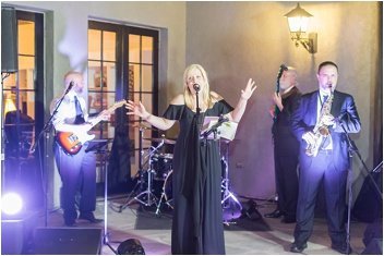 Erica Berg Collective sings at Hotel Domestique wedding reception