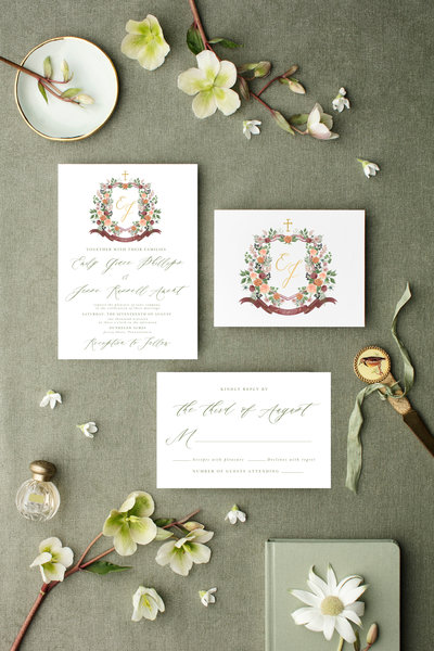 wedding-crest-stationery-The-Welcoming-District-Emily-Jesse