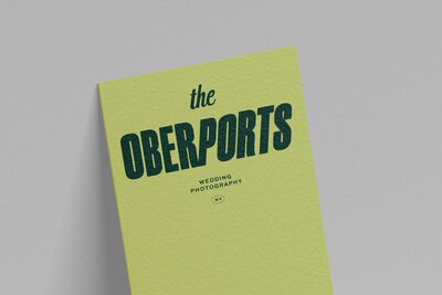 Green paper with The Oberports logo on it.