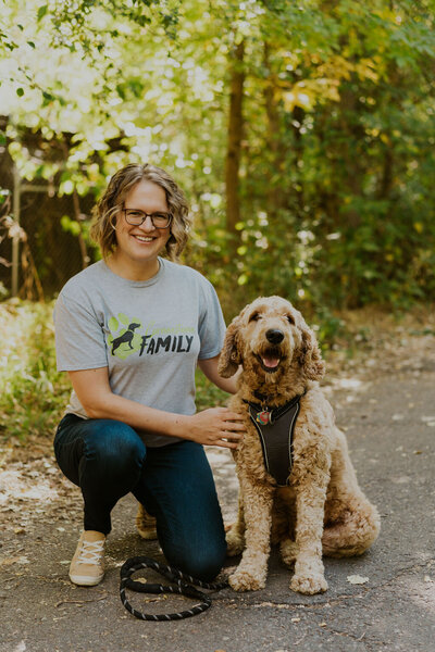Lorelei Robbins, Walking a dog | Cornerstone Dog Training