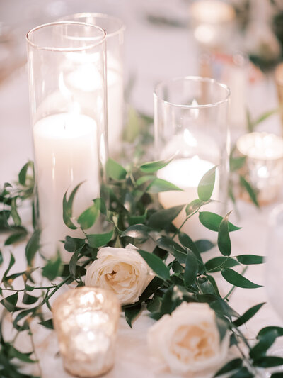 Leigh Florist Design Studio Audubon NJ Candlelit weddings