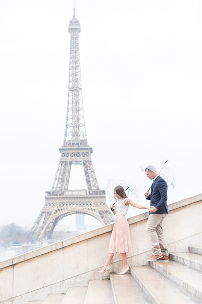 Eiffel Tower Engagement Session Paris, France | Amy & Jordan Photography
