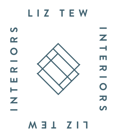 Liz Tew Interiors Submark Logo in Navy