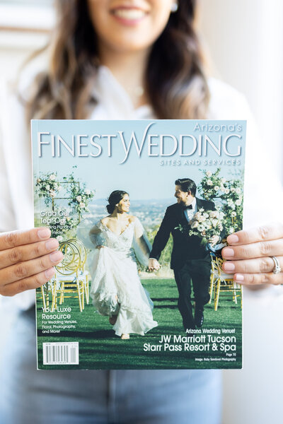 arizona's finest wedding cover by tucson wedding photographer