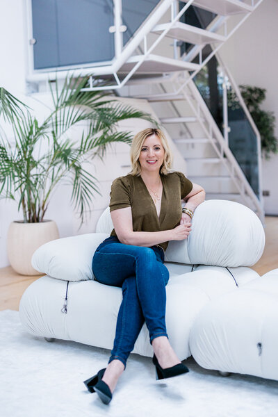 Nova Cobban, Psychologist specialising in generational divide at work sitting comfortably 