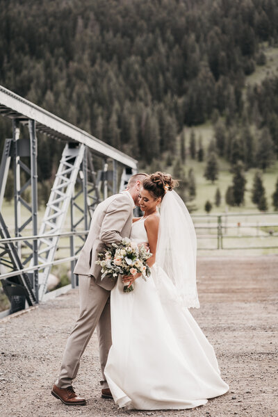 Rylie leans into James feeling all the feels during our elopement session.