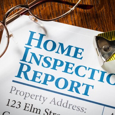 Picture of a home inspection report header.