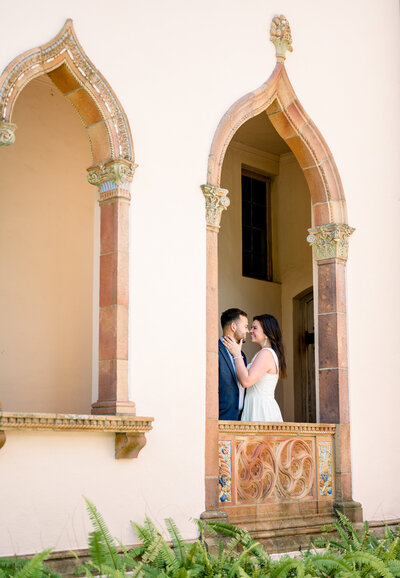 florida couples portrait session at the Ringling