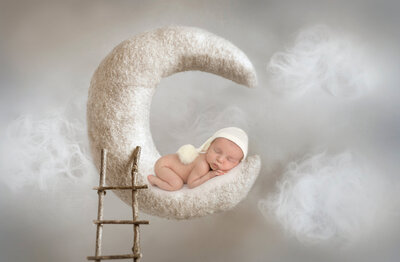 Baby Moon Composite Image