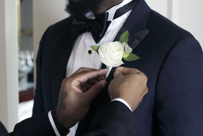 Ritz-Carlton-DC-wedding-florist-Sweet-Blossoms-boutonniere-Jerris-Madison-Imagery